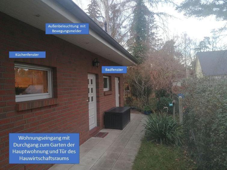 Wohnidyll In Zeuthen Bei Berlin Lägenhet Exteriör bild